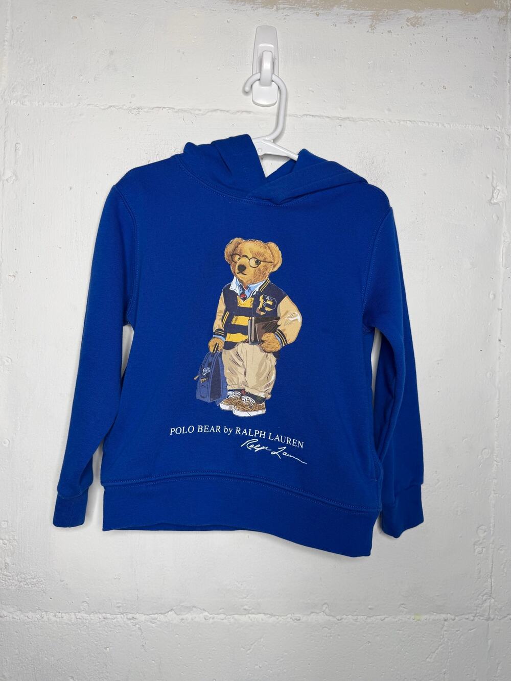 Polo by Ralph Lauren Boys 4T Blue Polo Bear Hoodie